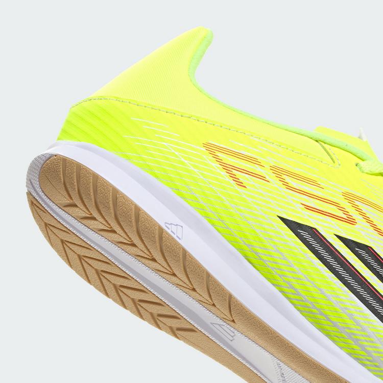 adidas adidas F50 CLUB Fu&szlig;ballschuh, Hallenb&ouml;den Fu&szlig;ballschuhe - Team Solar Yellow 2 / Core Black / Lucid Red - 5 | SportScheck