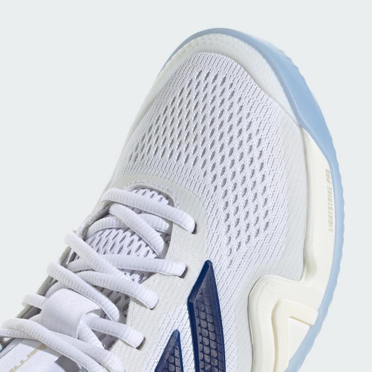 adidas adidas Barricade 14 Tennisschuh Tennisschuhe Damen - Cloud White / Cyber Metallic / Dark Blue - 6 | SportScheck