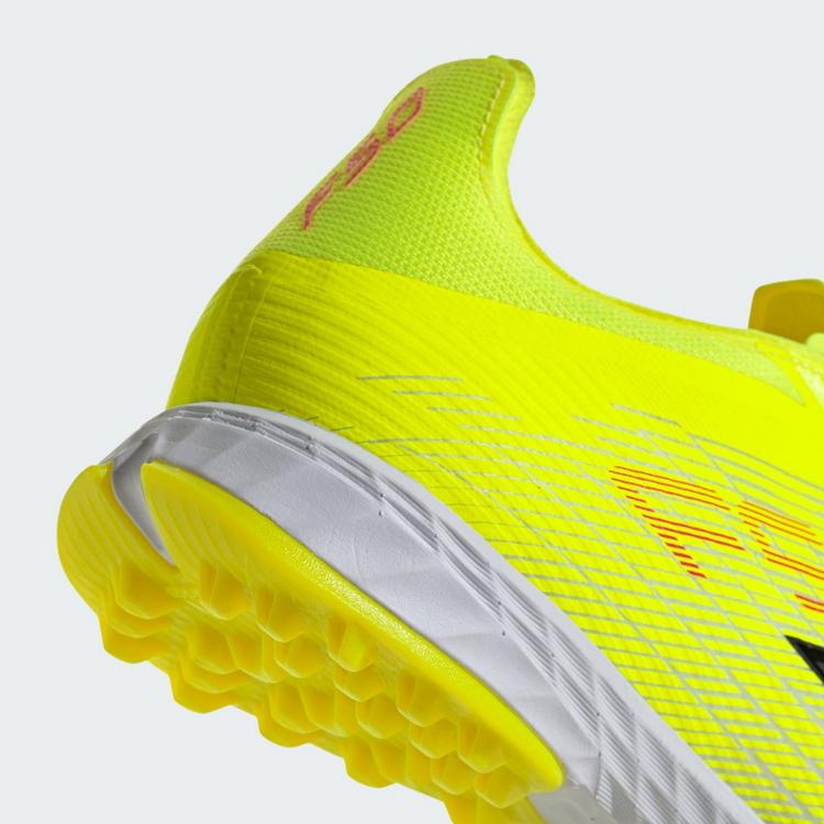 adidas adidas F50 PRO Fu&szlig;ballschuh, Rollrasen Fu&szlig;ballschuhe - Team Solar Yellow 2 / Core Black / Lucid Red - 5 | SportScheck