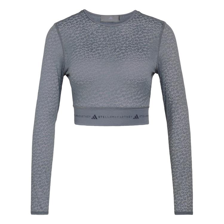 adidas adidas aSMC Longsleeve Lace Crop-Top Croptop Damen - Onix - 0 | SportScheck