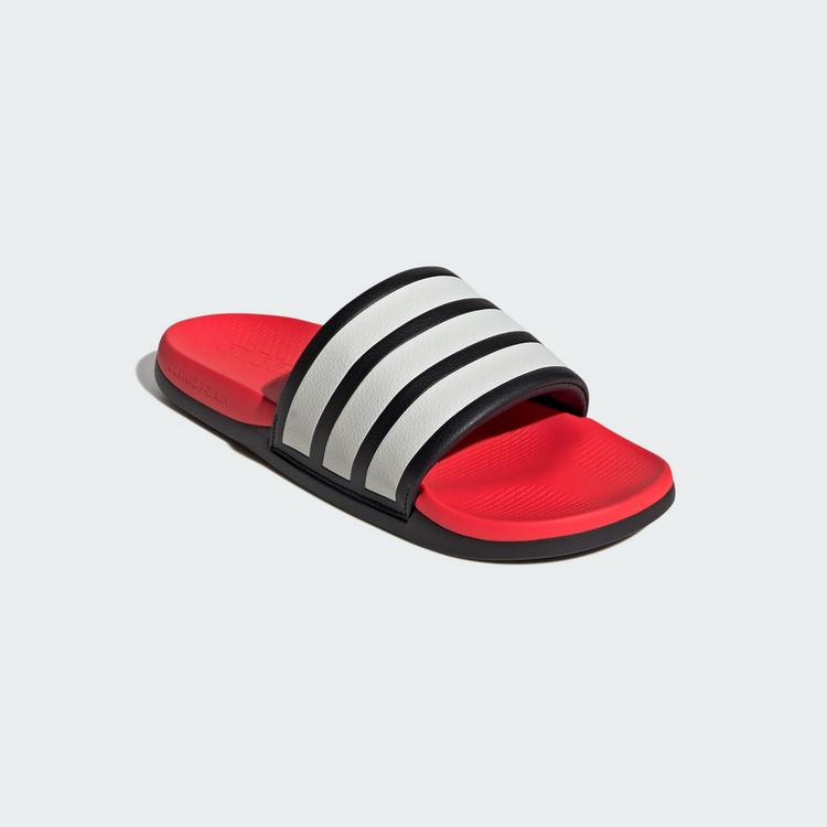 adidas adidas ADILETTE COMFORT 2.0 BADESCHLAPPEN Badelatschen - Core Black / Core White / Lucid Red - 3 | SportScheck
