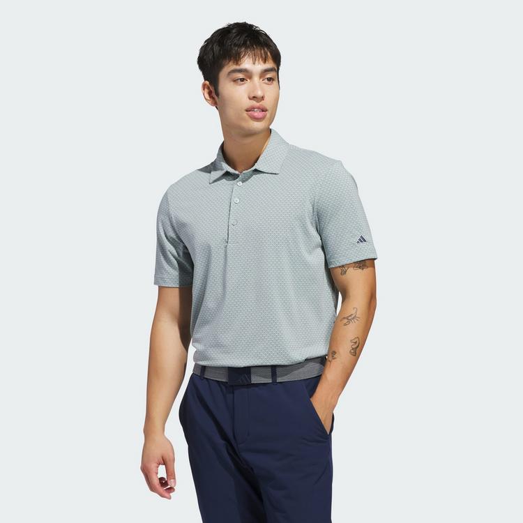 adidas adidas ULTIMATE365+ GO-TO PRINT POLOSHIRT Funktionsshirt Herren - Wonder Sage / Collegiate Navy - 0 | SportScheck