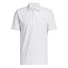 adidas ULTIMATE365+ SOFT PRINT POLOSHIRT Funktionsshirt Herren - White / Wonder Sage