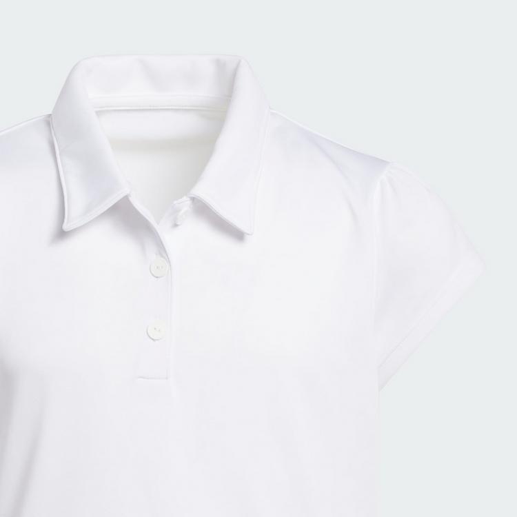 adidas adidas GIRLS PERFORMANCE KURZARM-POLOSHIRT Funktionsshirt Kinder - White - 1 | SportScheck
