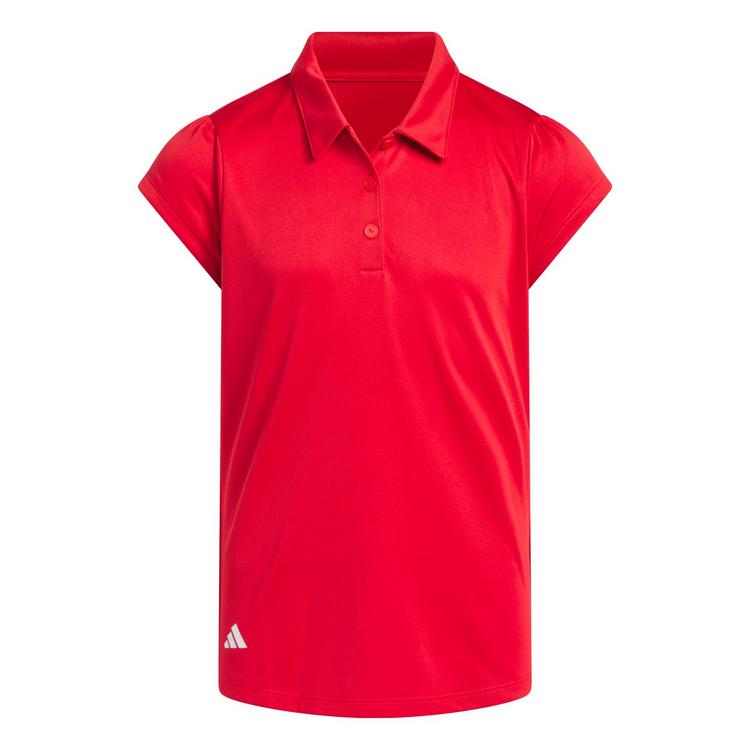 adidas adidas GIRLS PERFORMANCE KURZARM-POLOSHIRT Funktionsshirt Kinder - Collegiate Red - 0 | SportScheck