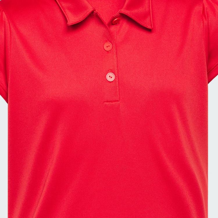 adidas adidas GIRLS PERFORMANCE KURZARM-POLOSHIRT Funktionsshirt Kinder - Collegiate Red - 2 | SportScheck