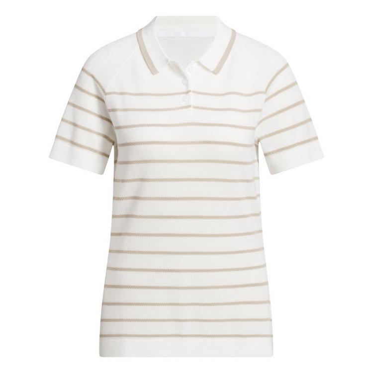 adidas adidas ULTIMATE365+ STRIPE POLOSHIRT, GESTRICKT Funktionsshirt Damen - White - 0 | SportScheck