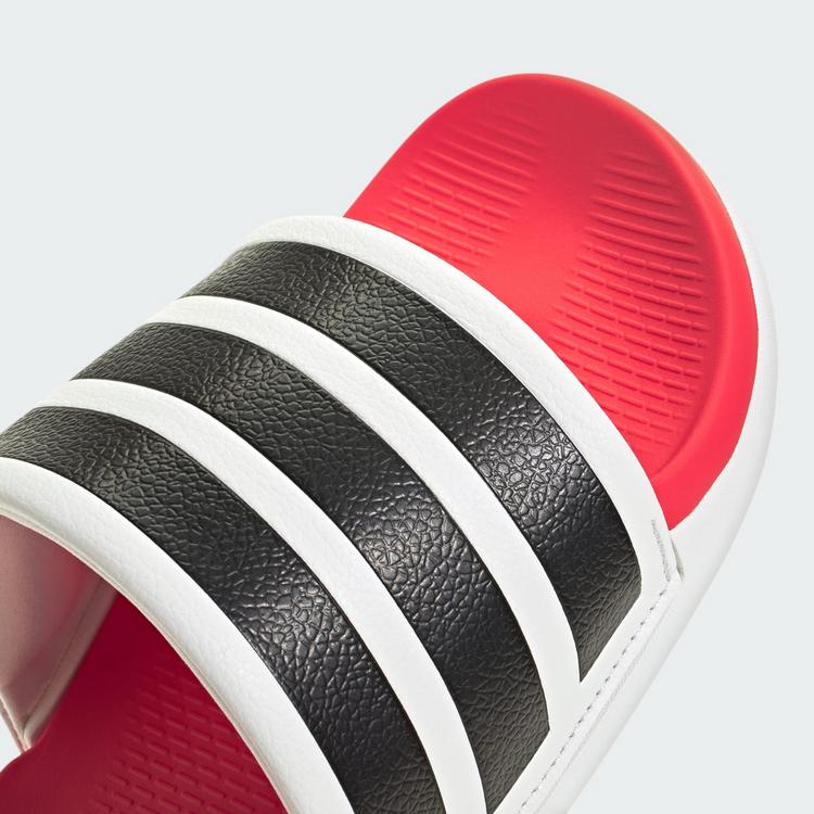 adidas adidas ADILETTE COMFORT 2.0 BADESCHLAPPEN Badelatschen - Crystal White / Core Black / Lucid Red - 6 | SportScheck