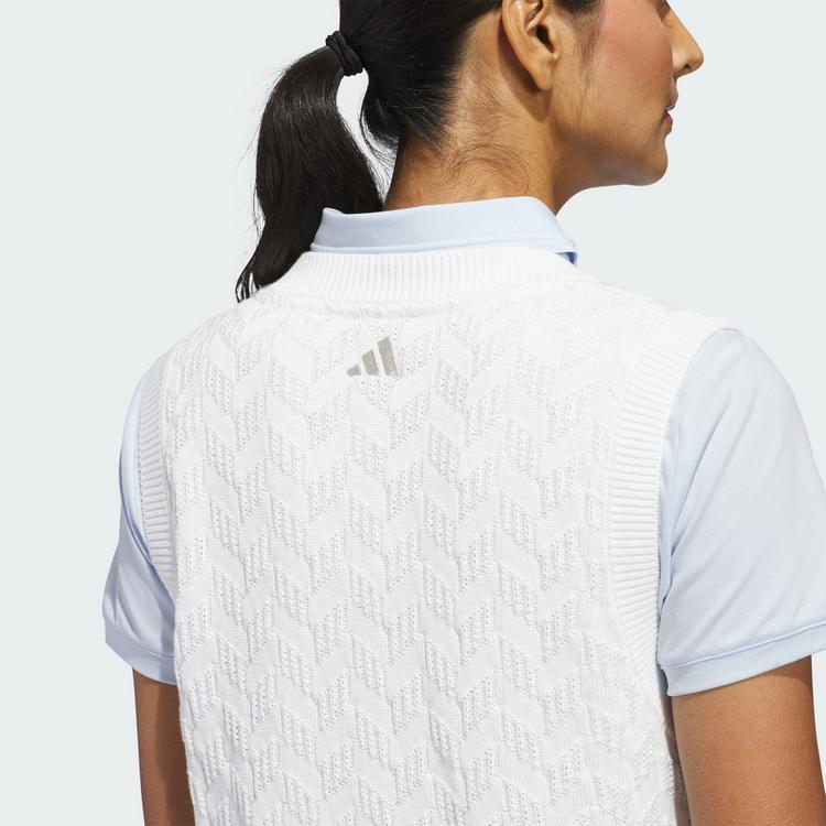 adidas adidas ULTIMATE365 TOUR STRICKWESTE Funktionstank Damen - White - 1 | SportScheck