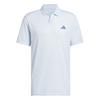 adidas ULTIMATE365 TOUR SEAMLESS POLOSHIRT Funktionsshirt Herren - Crystal Sky / White