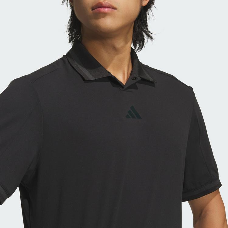 adidas adidas BEYOND VENT TWISTKNIT POLOSHIRT Funktionsshirt Herren - Black / Black - 0 | SportScheck