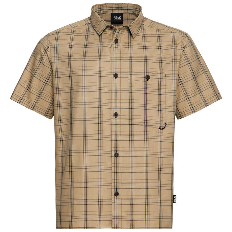 Jack Wolfskin Jack Wolfskin HOT TRAIL SHIRT M Kurzarmhemd Herren - phantom checks - 0 | SportScheck