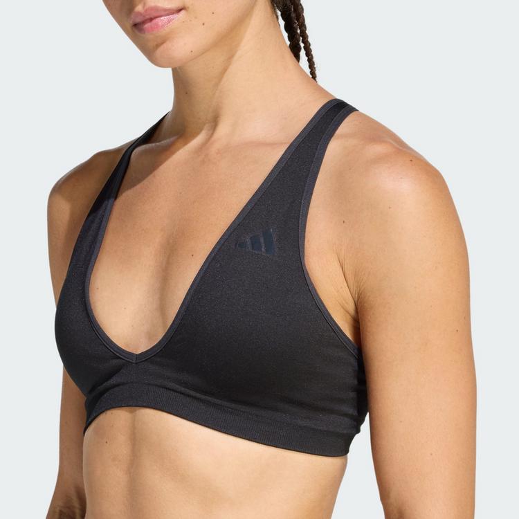adidas adidas Workout Essentials Knit Light Support BH BH Damen - Black - 1 | SportScheck