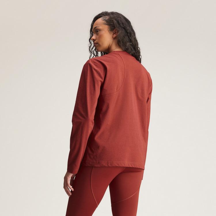 adidas adidas adidas by Stella McCartney Longsleeve Funktionsshirt Damen - Burnt Sienna - 1 | SportScheck