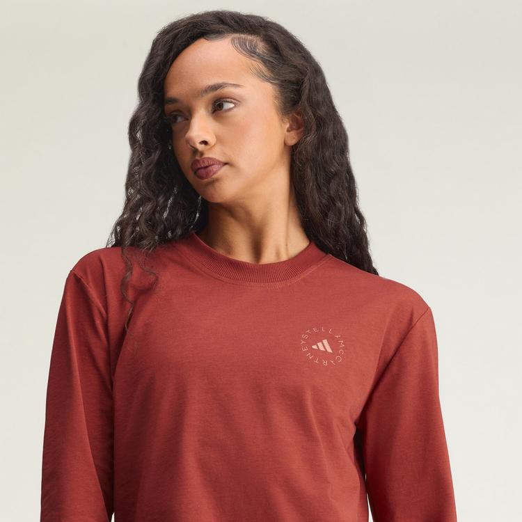 adidas adidas adidas by Stella McCartney Longsleeve Funktionsshirt Damen - Burnt Sienna - 0 | SportScheck