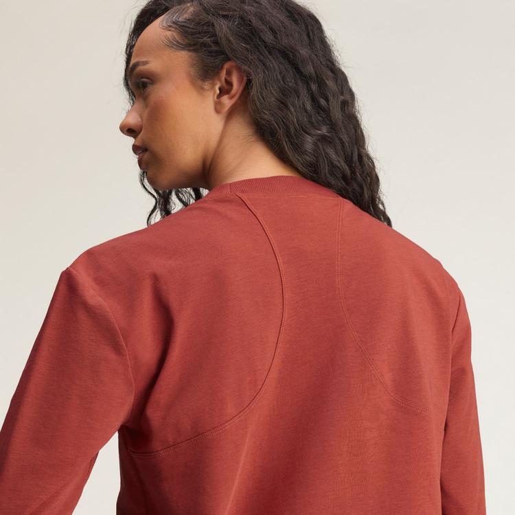 adidas adidas adidas by Stella McCartney Longsleeve Funktionsshirt Damen - Burnt Sienna - 1 | SportScheck