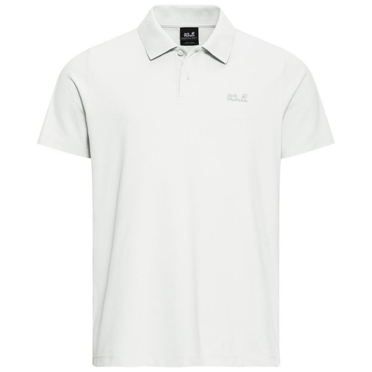 Jack Wolfskin Jack Wolfskin ESSENTIAL POLO M Poloshirt Herren - Stark White - 0 | SportScheck