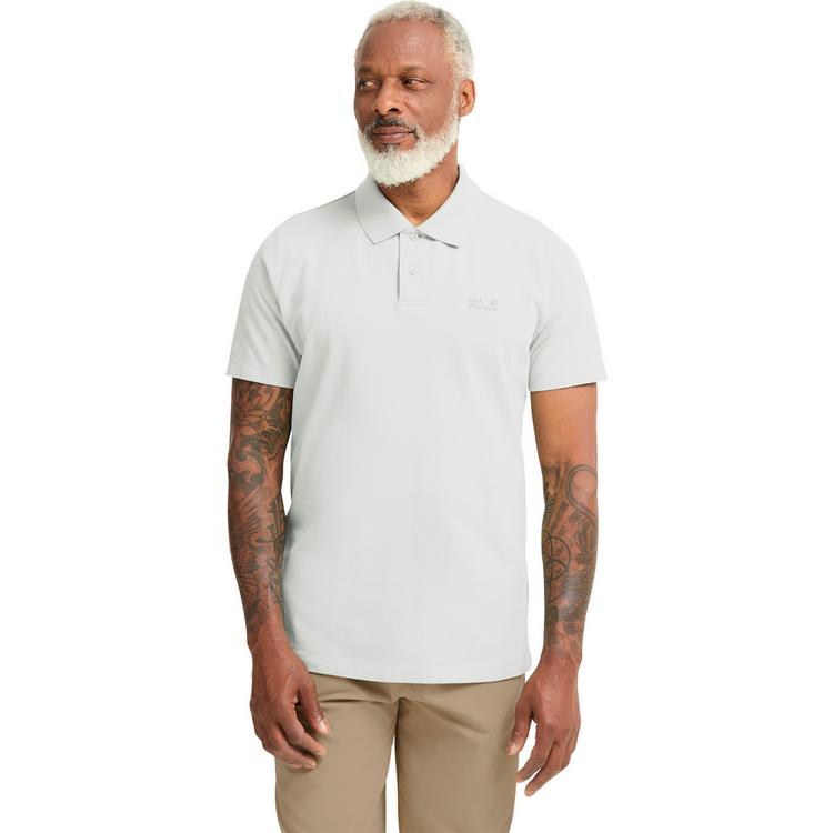 Jack Wolfskin Jack Wolfskin ESSENTIAL POLO M Poloshirt Herren - Stark White - 0 | SportScheck