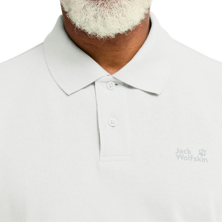 Jack Wolfskin Jack Wolfskin ESSENTIAL POLO M Poloshirt Herren - Stark White - 0 | SportScheck
