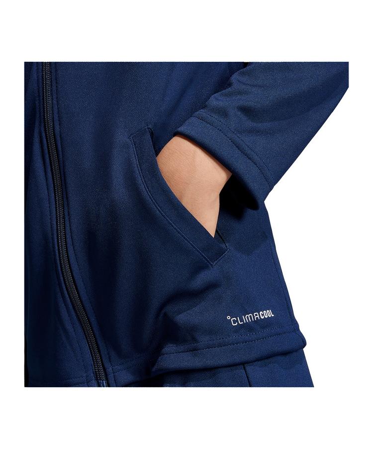 adidas adidas Entrada 26 Trainingsjacke Kids Dunkel Trainingsjacke Kinder - weiss - 2 | SportScheck