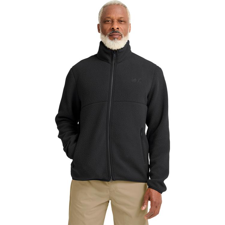 Jack Wolfskin Jack Wolfskin LITE CURL FZ M Fleecejacke Herren - black - 0 | SportScheck