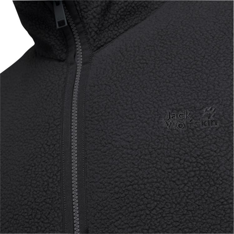 Jack Wolfskin Jack Wolfskin LITE CURL FZ M Fleecejacke Herren - black - 1 | SportScheck