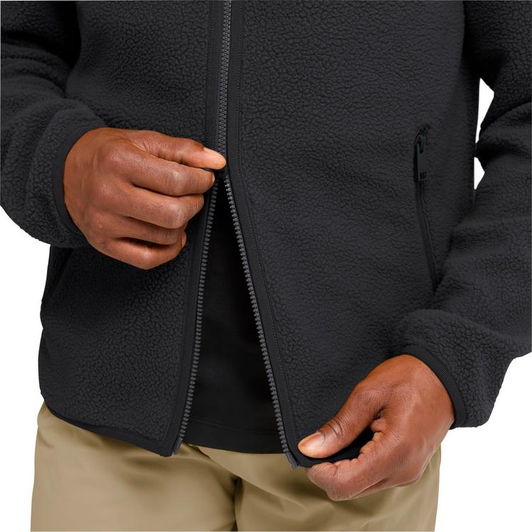 Jack Wolfskin Jack Wolfskin LITE CURL FZ M Fleecejacke Herren - black - 2 | SportScheck