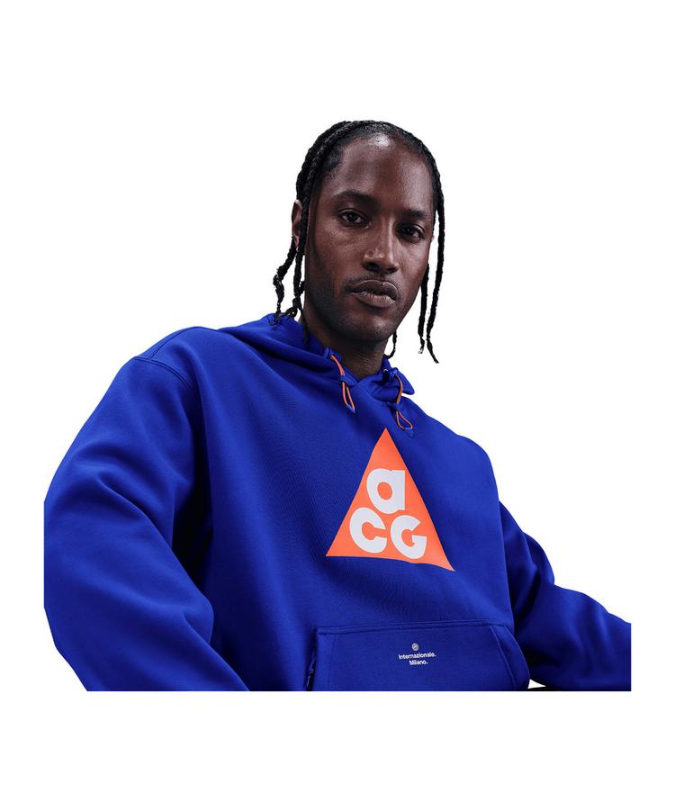 Nike Nike ACG X Inter Mailand U Hoody Funktionssweatshirt Herren - blauorange - 0 | SportScheck