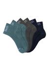 Bench Sportsocken Socken - mint - grau - blau