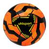 Uhlsport Player Fu&szlig;ball - schwarz/fluo rot/fluo gelb