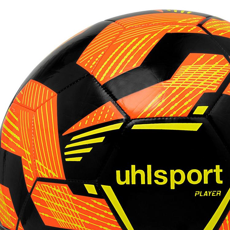 Uhlsport Uhlsport Player Fu&szlig;ball - schwarz/fluo rot/fluo gelb - 0 | SportScheck
