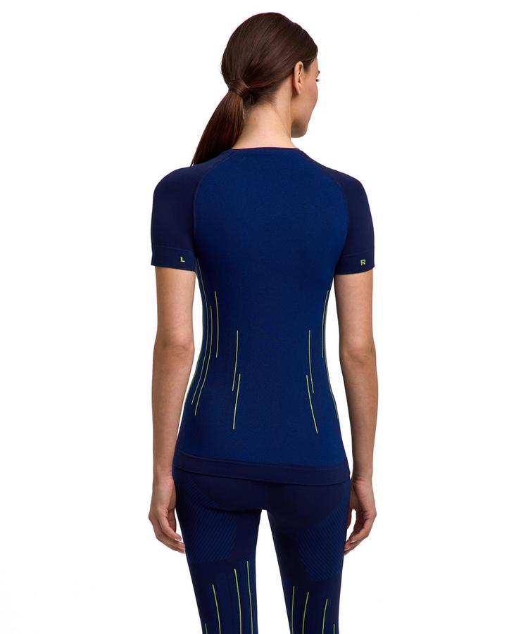 Falke Falke W Shortsleeved Shirt Trend w T-Shirt Damen - space blue (6116) - 0 | SportScheck