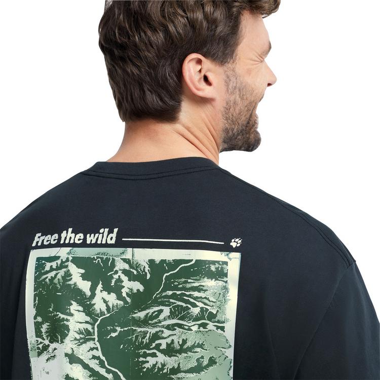 Jack Wolfskin Jack Wolfskin CONFIDENT T M T-Shirt Herren - TRAIL black - 0 | SportScheck