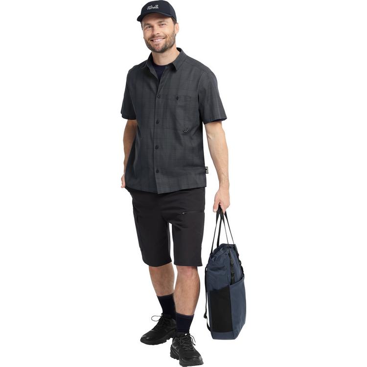 Jack Wolfskin Jack Wolfskin HOT TRAIL SHIRT M Kurzarmhemd Herren - CHECK black - 2 | SportScheck