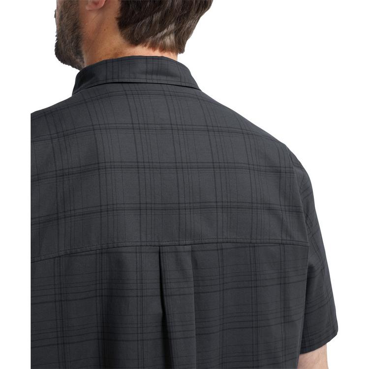 Jack Wolfskin Jack Wolfskin HOT TRAIL SHIRT M Kurzarmhemd Herren - CHECK black - 0 | SportScheck