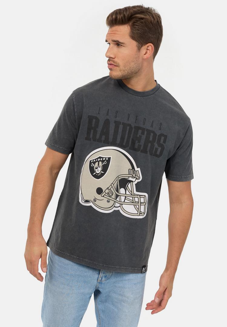 Re:Covered Re:Covered NFL Raiders Helmet Printshirt Herren - Black - 2 | SportScheck