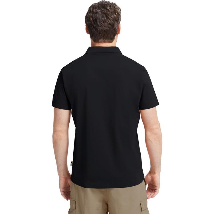 Jack Wolfskin Jack Wolfskin TRAVEL POLO M Poloshirt Herren - black - 1 | SportScheck