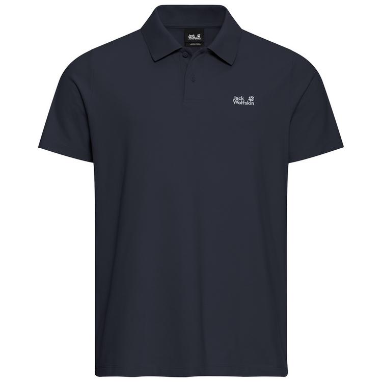 Jack Wolfskin Jack Wolfskin ESSENTIAL POLO M Poloshirt Herren - dark navy - 0 | SportScheck