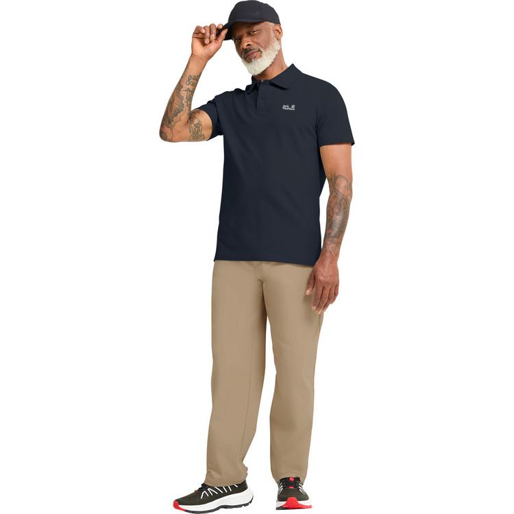 Jack Wolfskin Jack Wolfskin ESSENTIAL POLO M Poloshirt Herren - dark navy - 2 | SportScheck