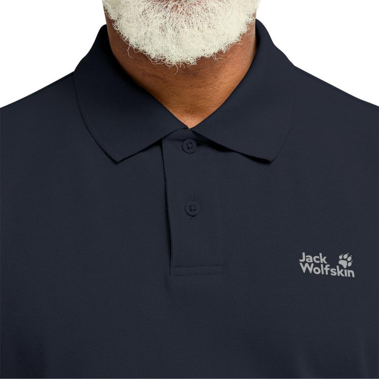 Jack Wolfskin Jack Wolfskin ESSENTIAL POLO M Poloshirt Herren - dark navy - 0 | SportScheck
