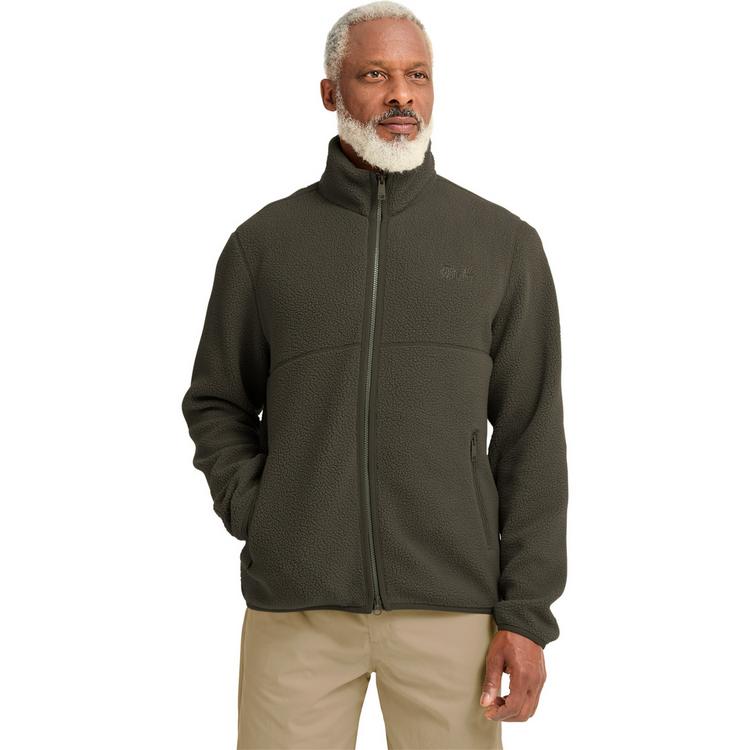 Jack Wolfskin Jack Wolfskin LITE CURL FZ M Fleecejacke Herren - obsidian moss - 0 | SportScheck