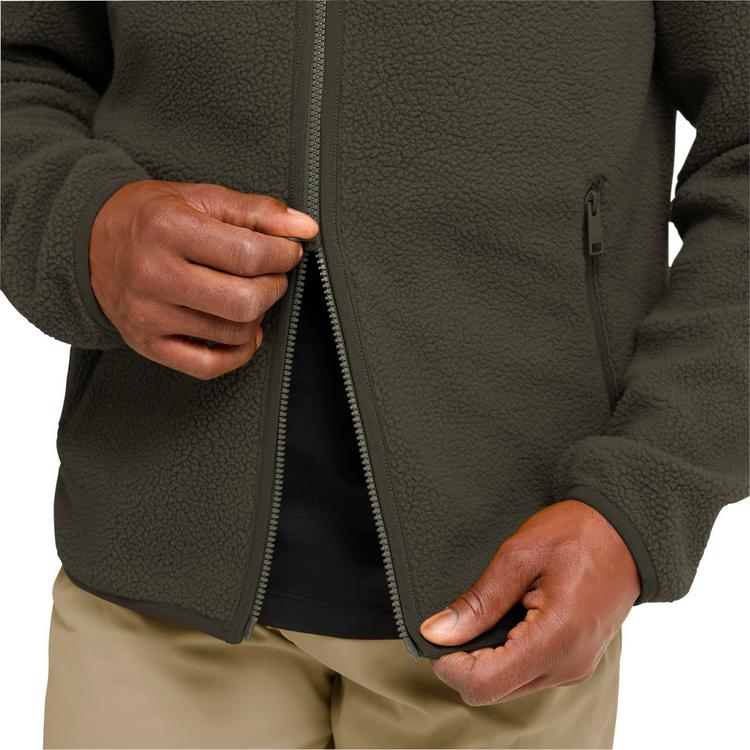 Jack Wolfskin Jack Wolfskin LITE CURL FZ M Fleecejacke Herren - obsidian moss - 2 | SportScheck