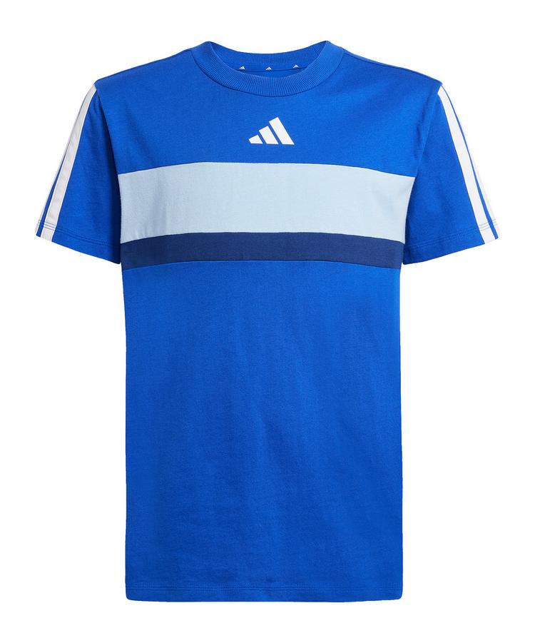 adidas adidas Essentials Tiberio 3S T-Shirt Kids Funktionsshirt Kinder - blau - 0 | SportScheck