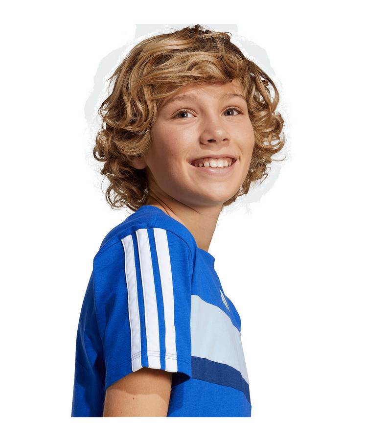 adidas adidas Essentials Tiberio 3S T-Shirt Kids Funktionsshirt Kinder - blau - 0 | SportScheck