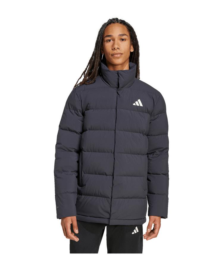 adidas adidas Helionic Mid Length Down Jacke Sweatjacke Herren - schwarz - 0 | SportScheck