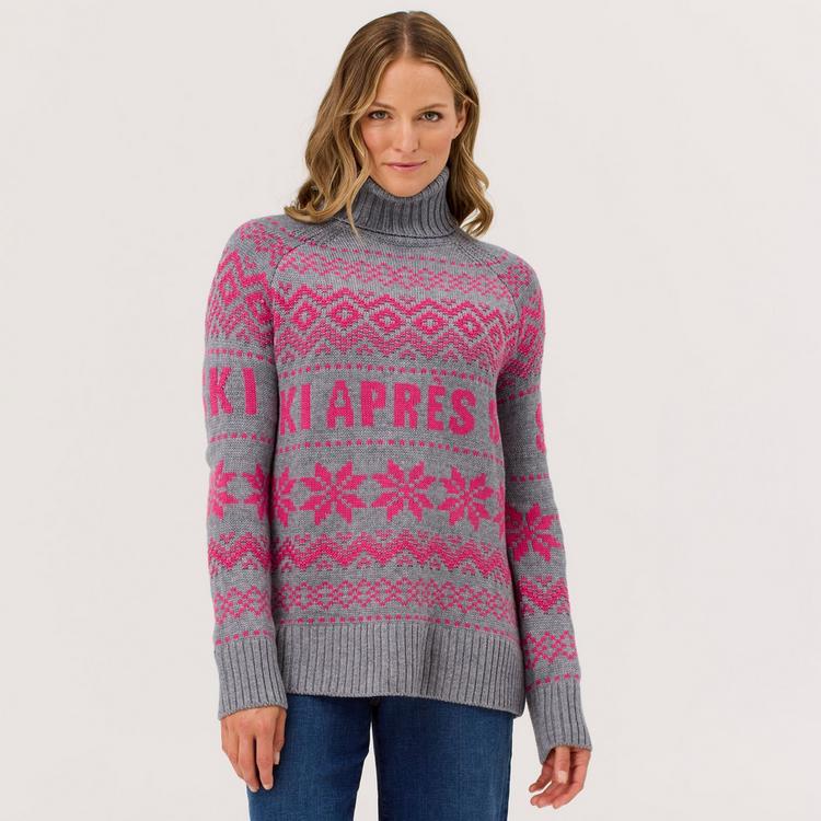 Krimson Klover Krimson Klover Simone Sweater Layerlangarmshirt Damen - heather grey - 0 | SportScheck