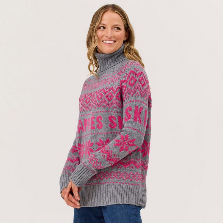 Krimson Klover Krimson Klover Simone Sweater Layerlangarmshirt Damen - heather grey - 1 | SportScheck