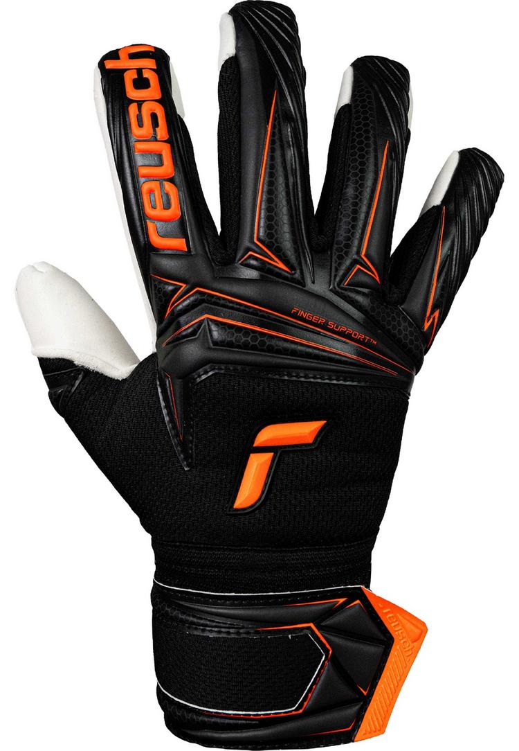 Reusch Reusch Attrakt Advance Torwarthandschuhe - 7783 black/shocking orange - 0 | SportScheck