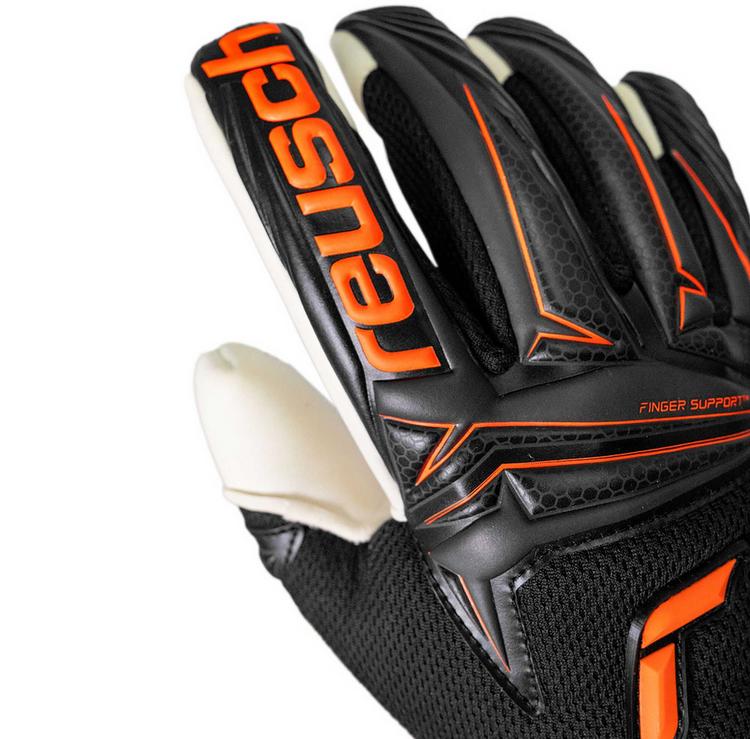 Reusch Reusch Attrakt Advance Torwarthandschuhe - 7783 black/shocking orange - 2 | SportScheck
