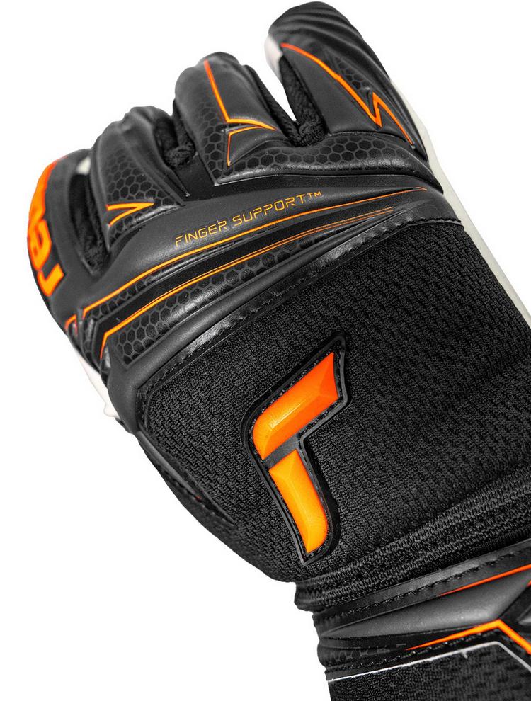 Reusch Reusch Attrakt Advance Torwarthandschuhe - 7783 black/shocking orange - 4 | SportScheck